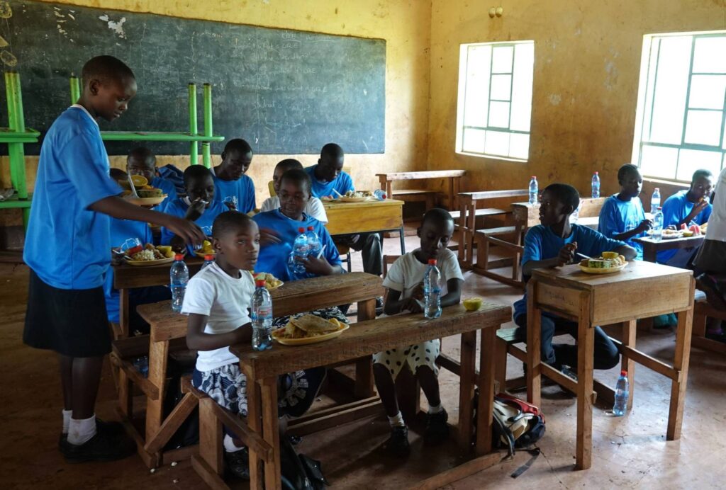 children in kenya - back in the classroom